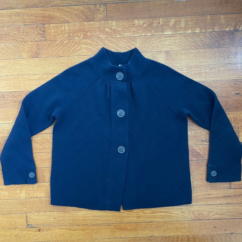 J.Crew Navy Cashmere Cardigan size M, NWT